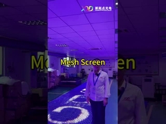 LED layar grid cerdas waterproof warna penuh jalan bangunan jembatan pencahayaan layar grid