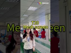 Layar LED Mesh Kecerahan Kaca Led Screen IP67 Untuk Indoor dan Outdoor