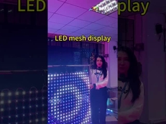 T20-1L Tampilan Rantai Led Transparan Outdoor SMD3535 Untuk Permukaan Bangunan