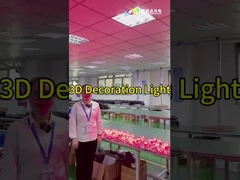 360 DMX RGB Nanas LED Pixel Light Mesh Rantai Berwarna-warni