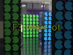 15mm 8x8 Mekanis Flip Dot Tampilan Layar Interaktif Flip Billboard Retailer