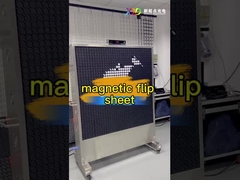 Magnetic Flip Dot Screen untuk Stasiun Exhibition Hall Creative Ad Flip Wall