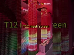 Tembok tirai T20 P80-2 LED Mesh Screen Kontrol cerdas Lampu langit-langit